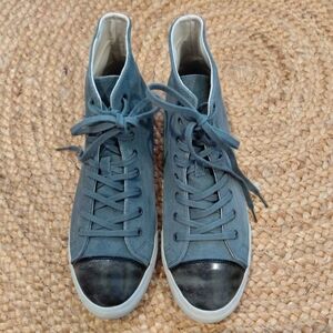 Men's SeeVee's High-Top Suede Sneakers in Slate Blue